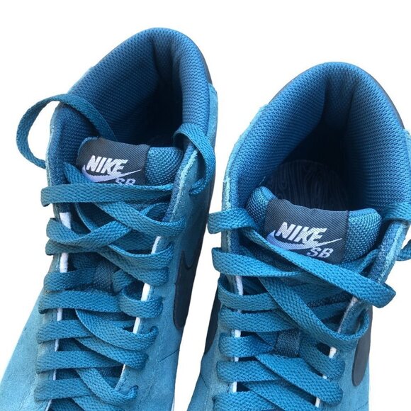 RARE 2011 Nike Blazer SB Charcoal RiftBlue Classic Size 10 - Picture 3 of 11